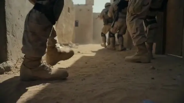IMAX-Style Desert Sandstorm Scene with Denis Villeneuve Aesthetic