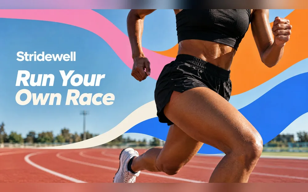 Athletic color-wave collage preview