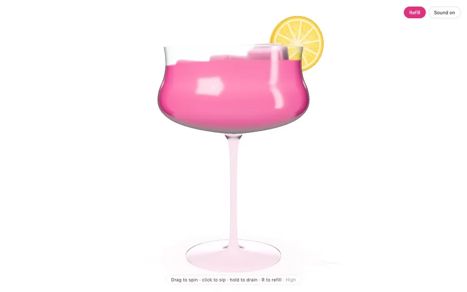 Cocktail Physics: Pink Coupe preview