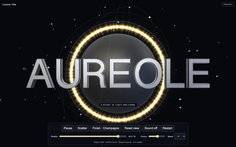 Corona Title: Aureole preview