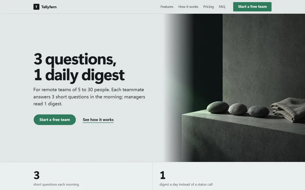 Landing page preview